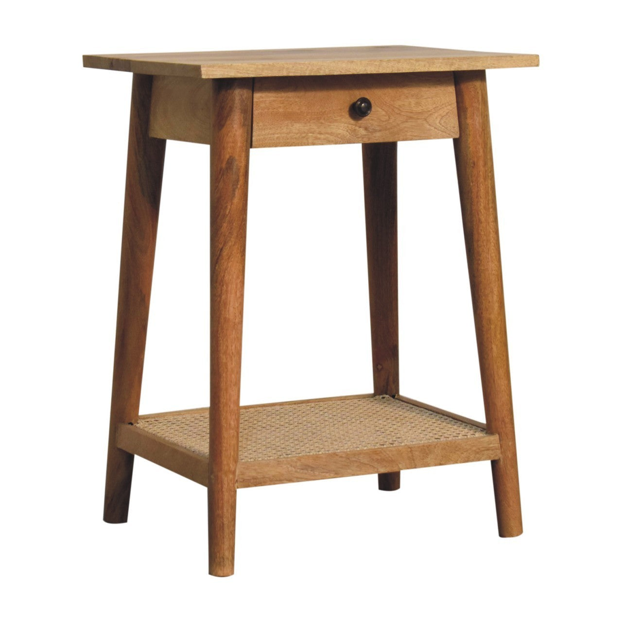 Artisan Furniture Solid Wood Woven Solid Wood End Table