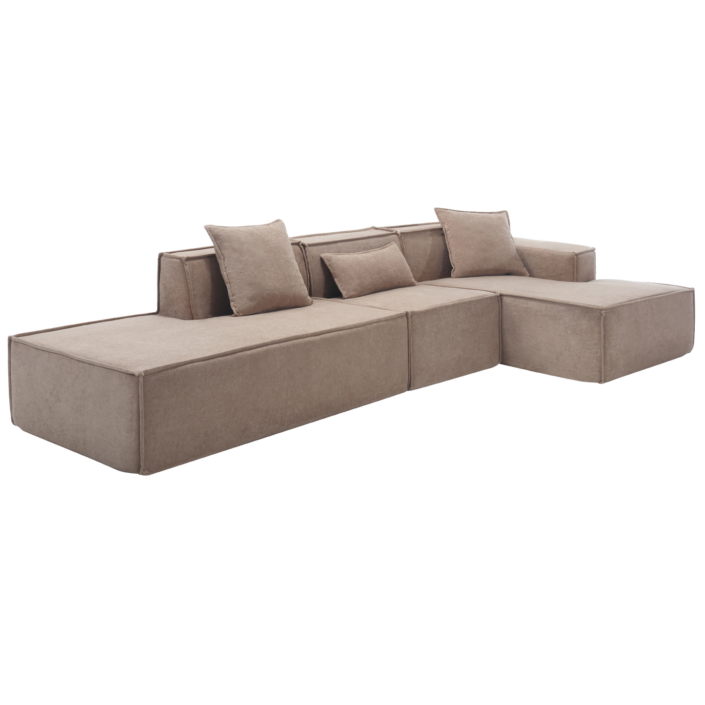 Modular Cloud Sofa Sectional, Free Combination, L-shaped