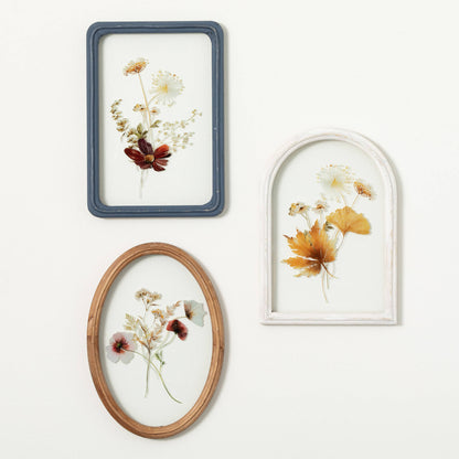 Pressed Fall Flower Decor