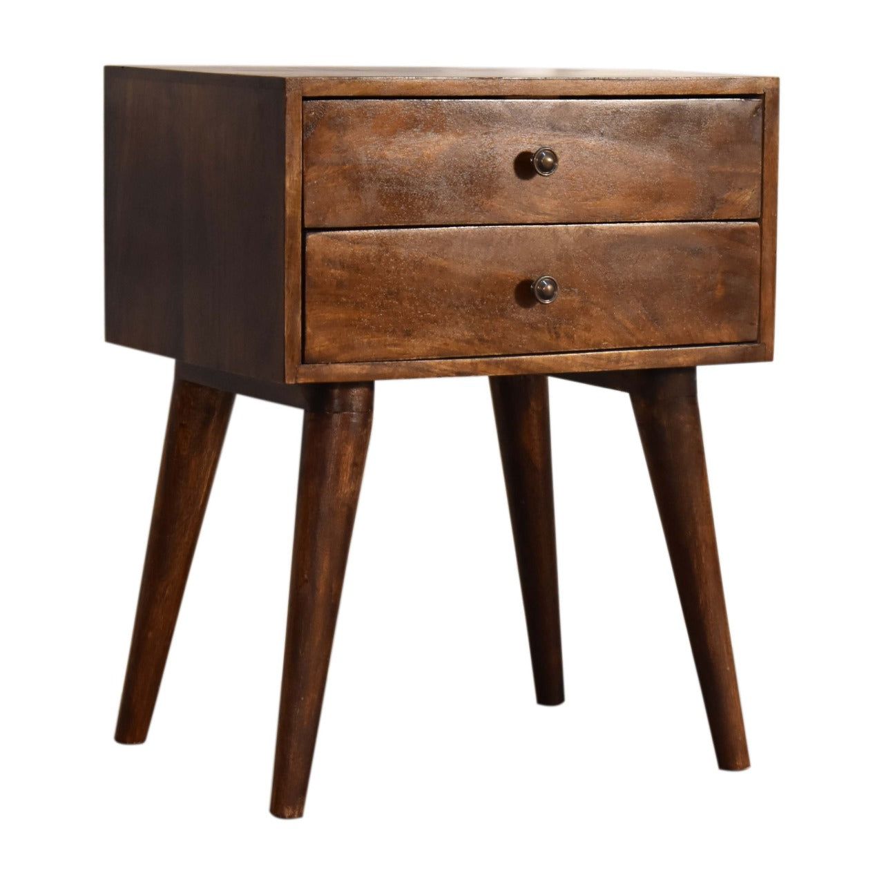 Chestnut Modern Solid Wood Bedside