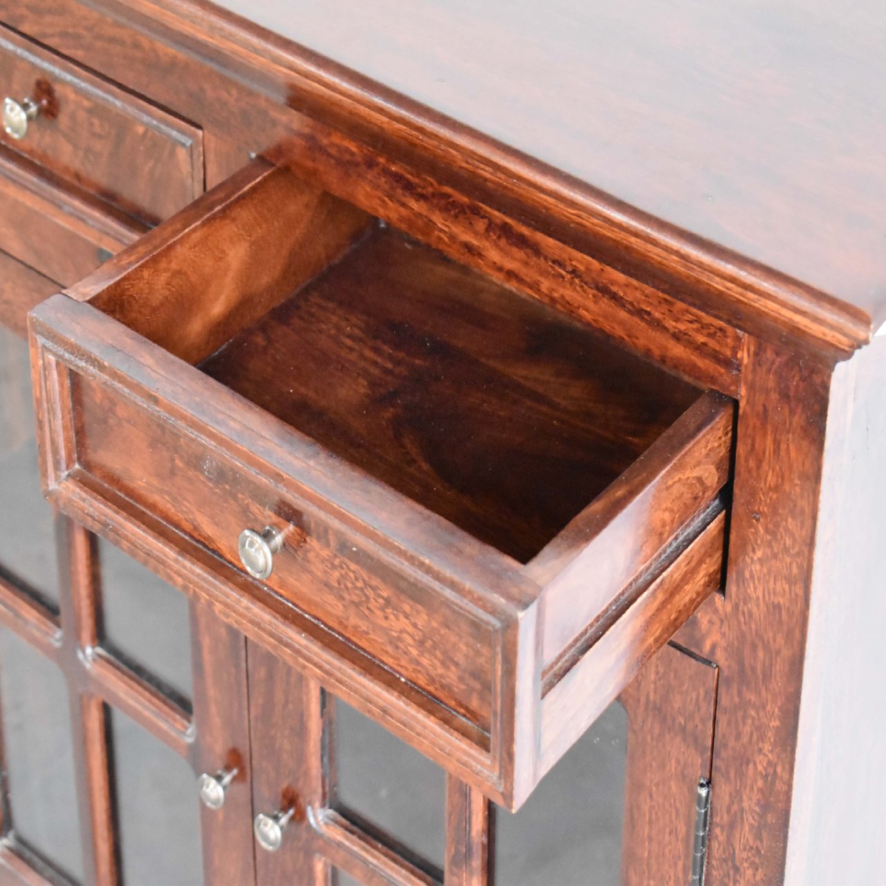 Large Cherry Glazed Sideboard