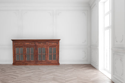 Large Cherry Glazed Sideboard