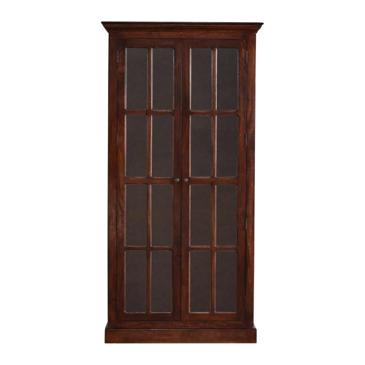 Tall Cherry Glazed Cabinet