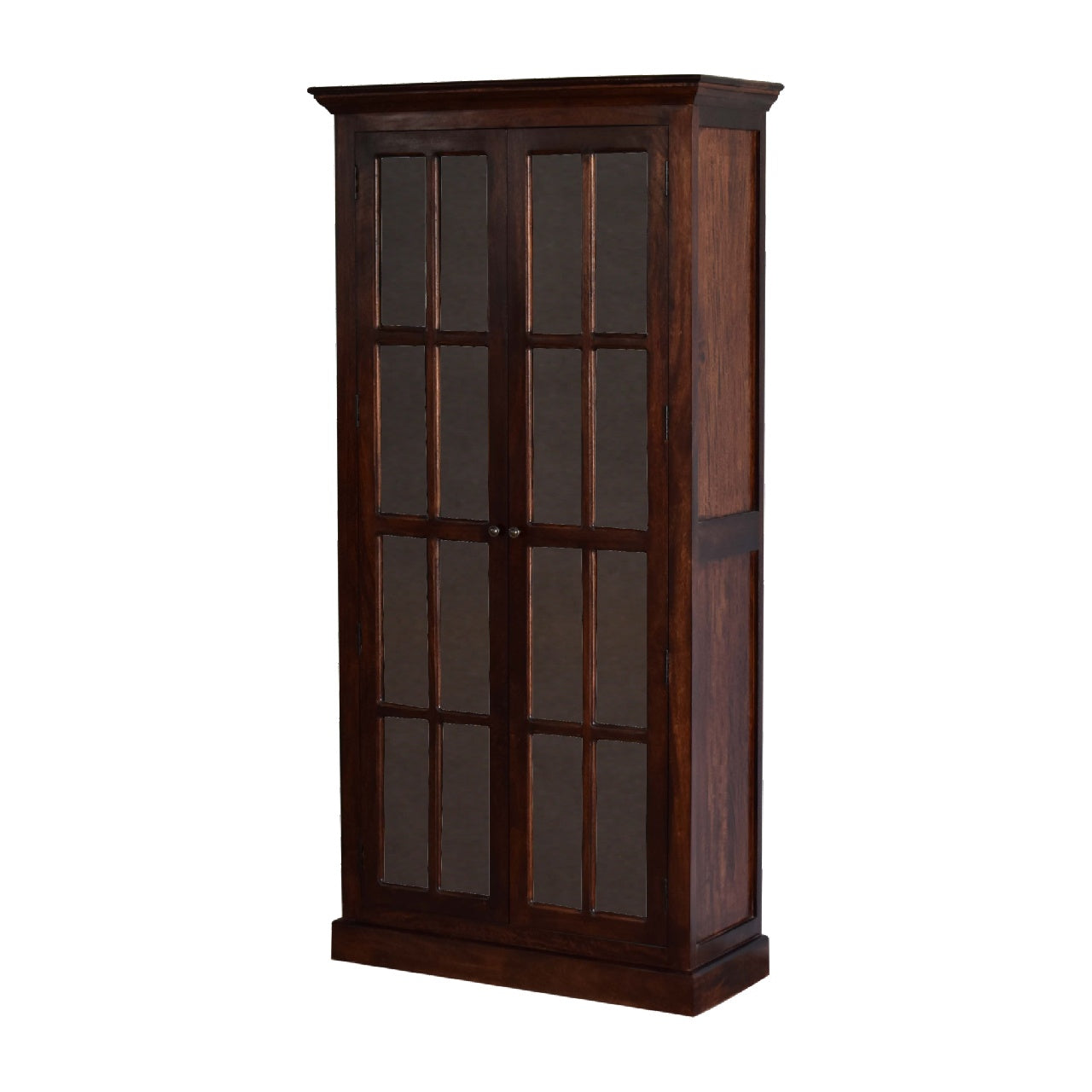 Tall Cherry Glazed Cabinet