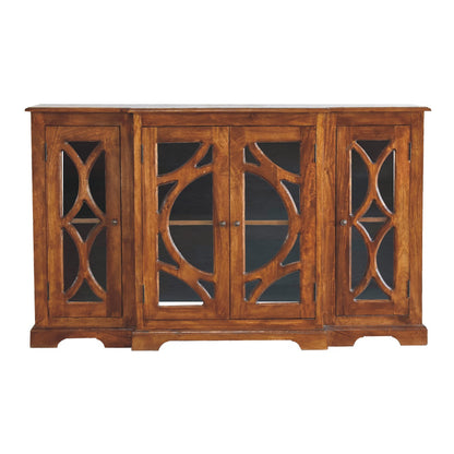 Glazed Carve Chestnut Sideboard