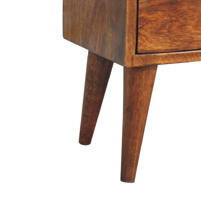 Mini Chestnut Modern End Table