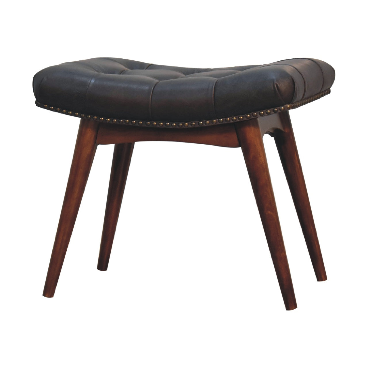 Harbour Black Footstool