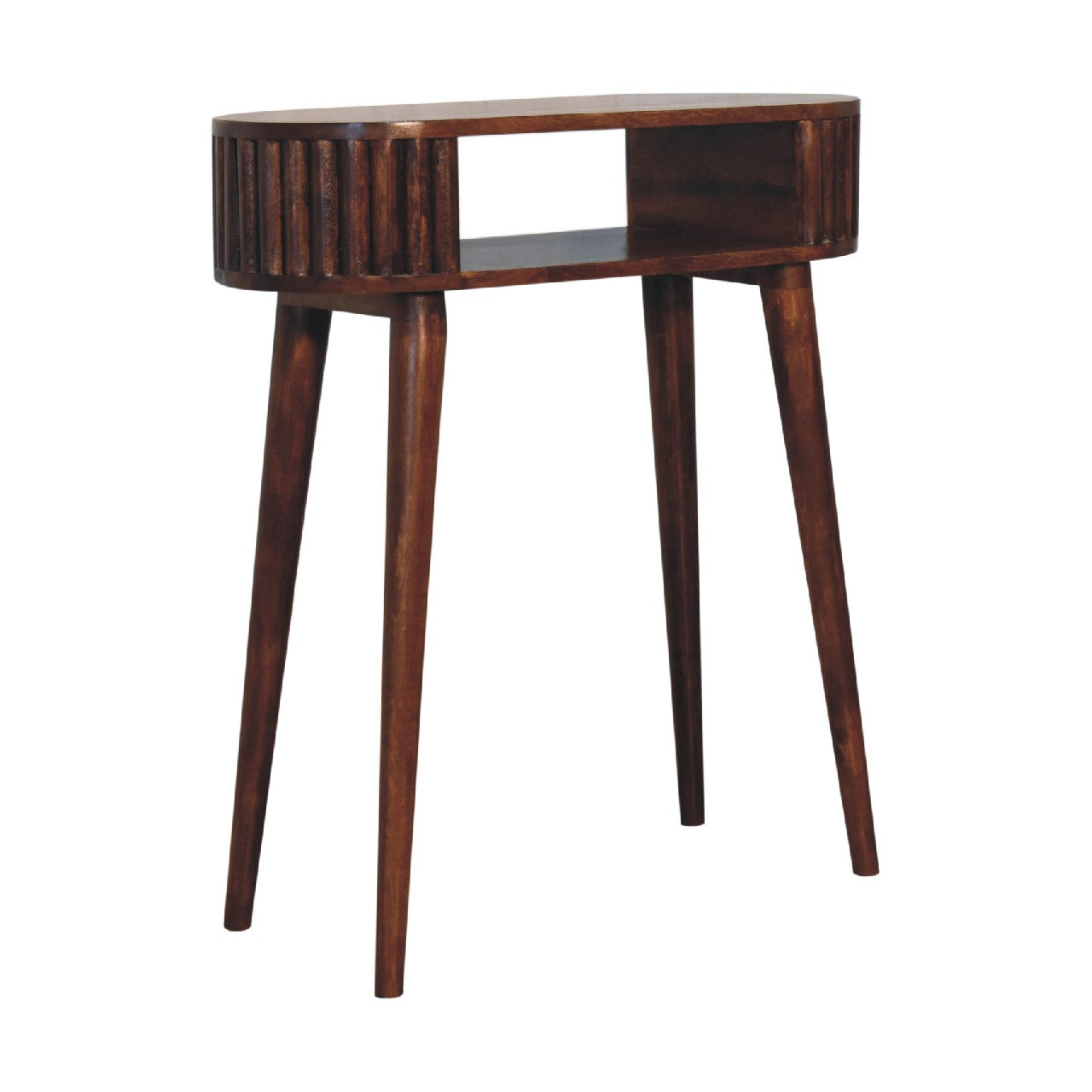 Stripe Chestnut Writing Desk