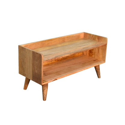 Oak-ish Nordic Storage Bench