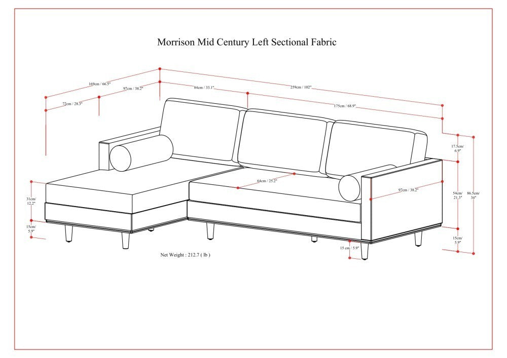 Morrison Left Sectional Sofa