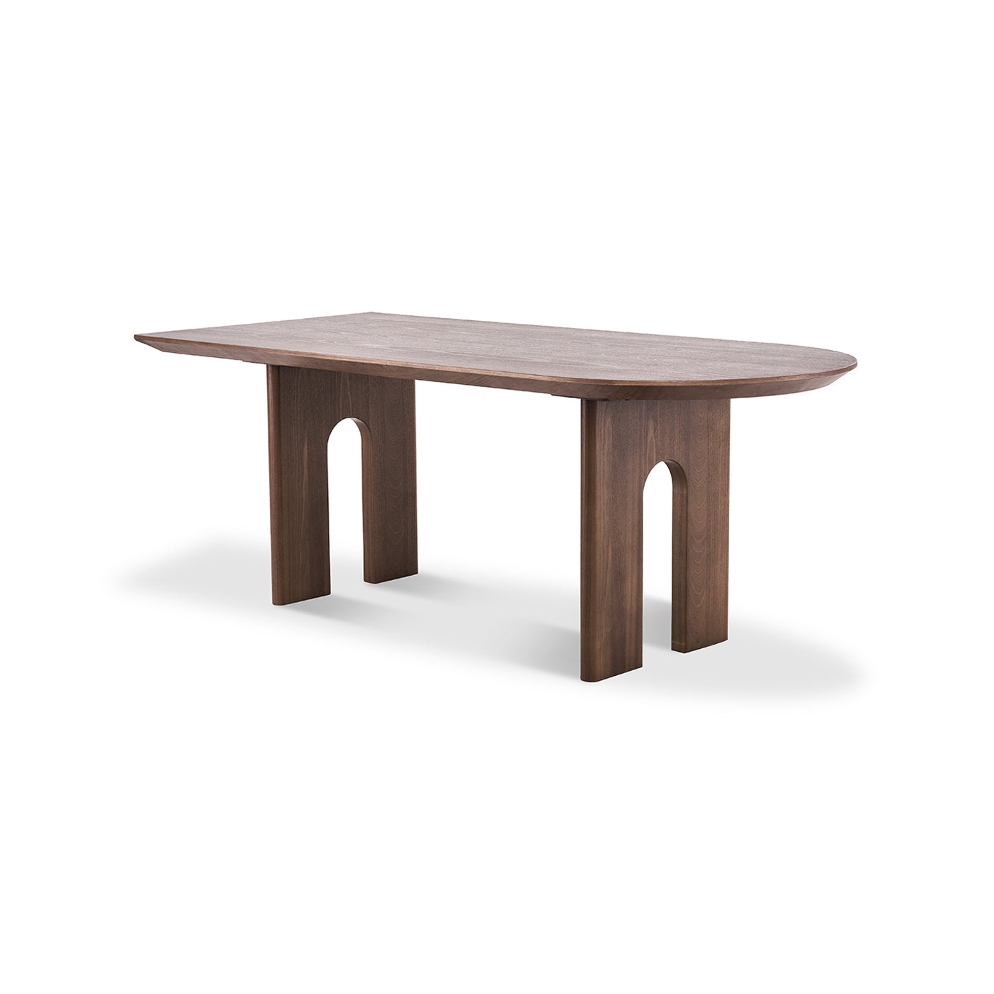 Mid-Century Walnut Dining Table 78.7 × 35.4 × 29.9inch