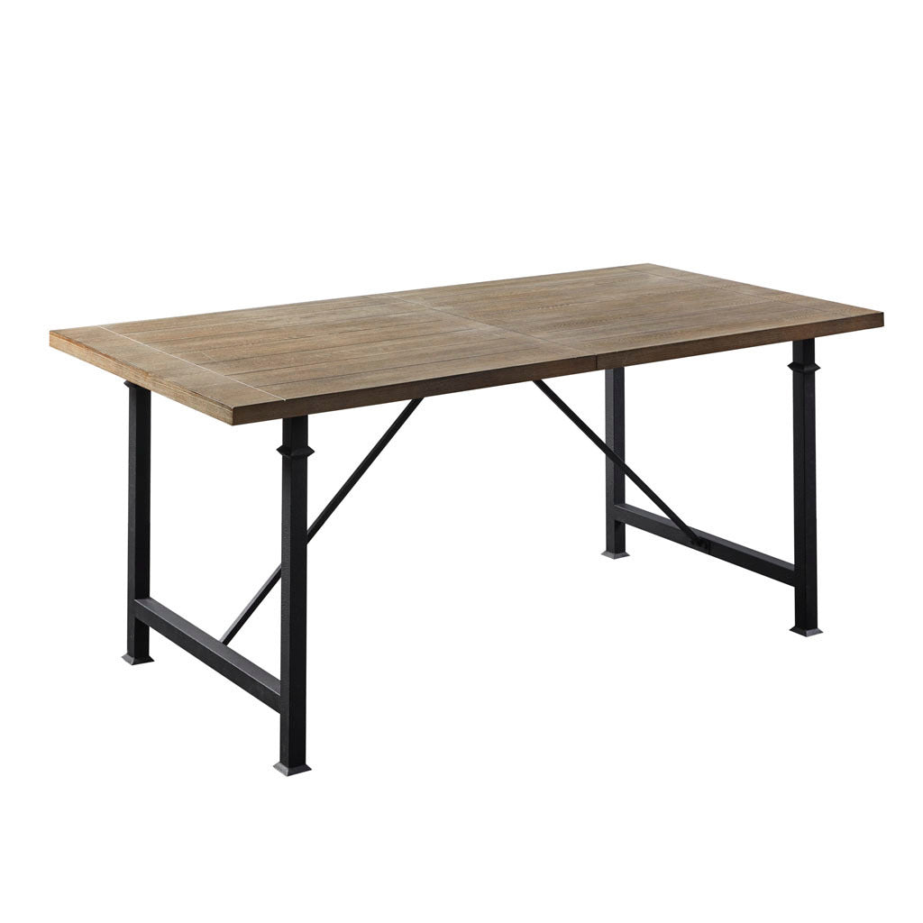 Dining Table with Metal Legs