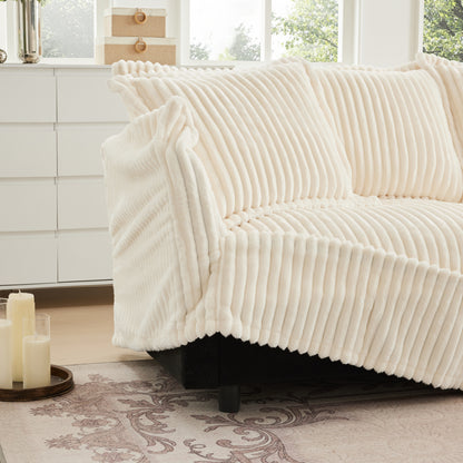 Koala Armless Sofa - Cream