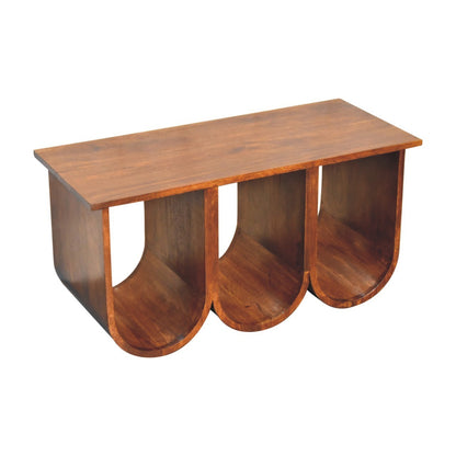 Triple Open Style Coffee Table