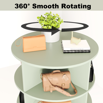 Green 360 Rotating shoe cabinet 6 layers