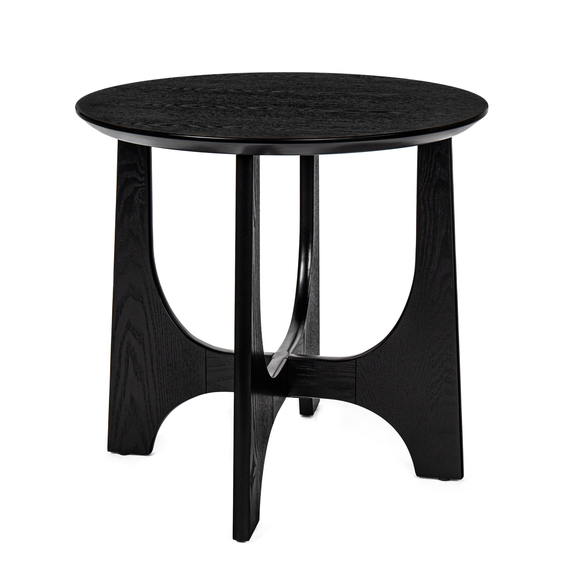 Olivia Round Wooden End Table