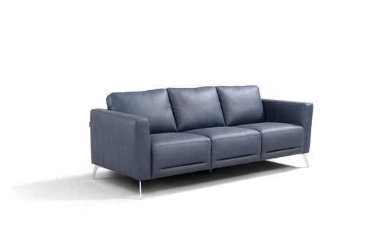 ACME Astonic Sofa , Blue Leather LV00212 - Groovy Boardz