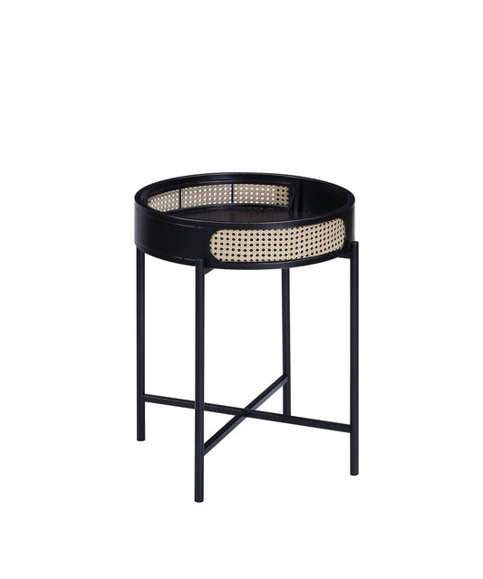 ACME Colson End Table, Black Finish LV01077 - Groovy Boardz