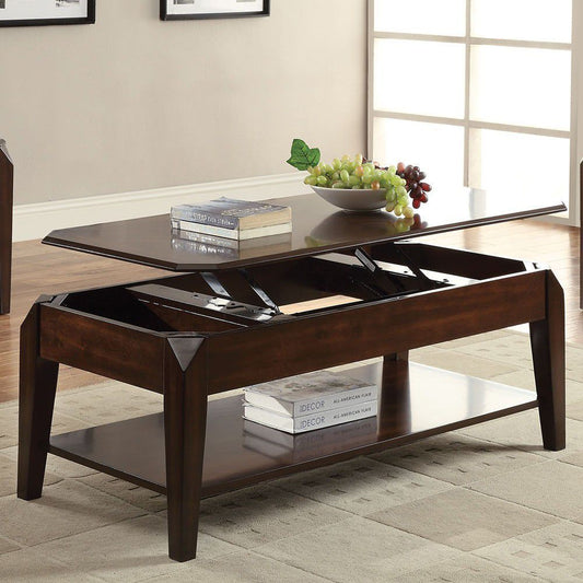 ACME Docila Coffee Table in Walnut 80660 - Groovy Boardz