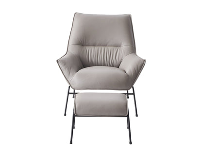 ACME Jabel Accent Chair, Khaki Top Grain Leather AC02385 - Groovy Boardz