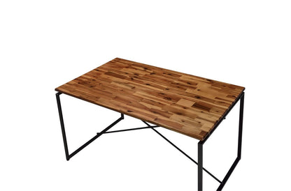 ACME Jurgen Dining Table, Oak & Black 72910 - Groovy Boardz