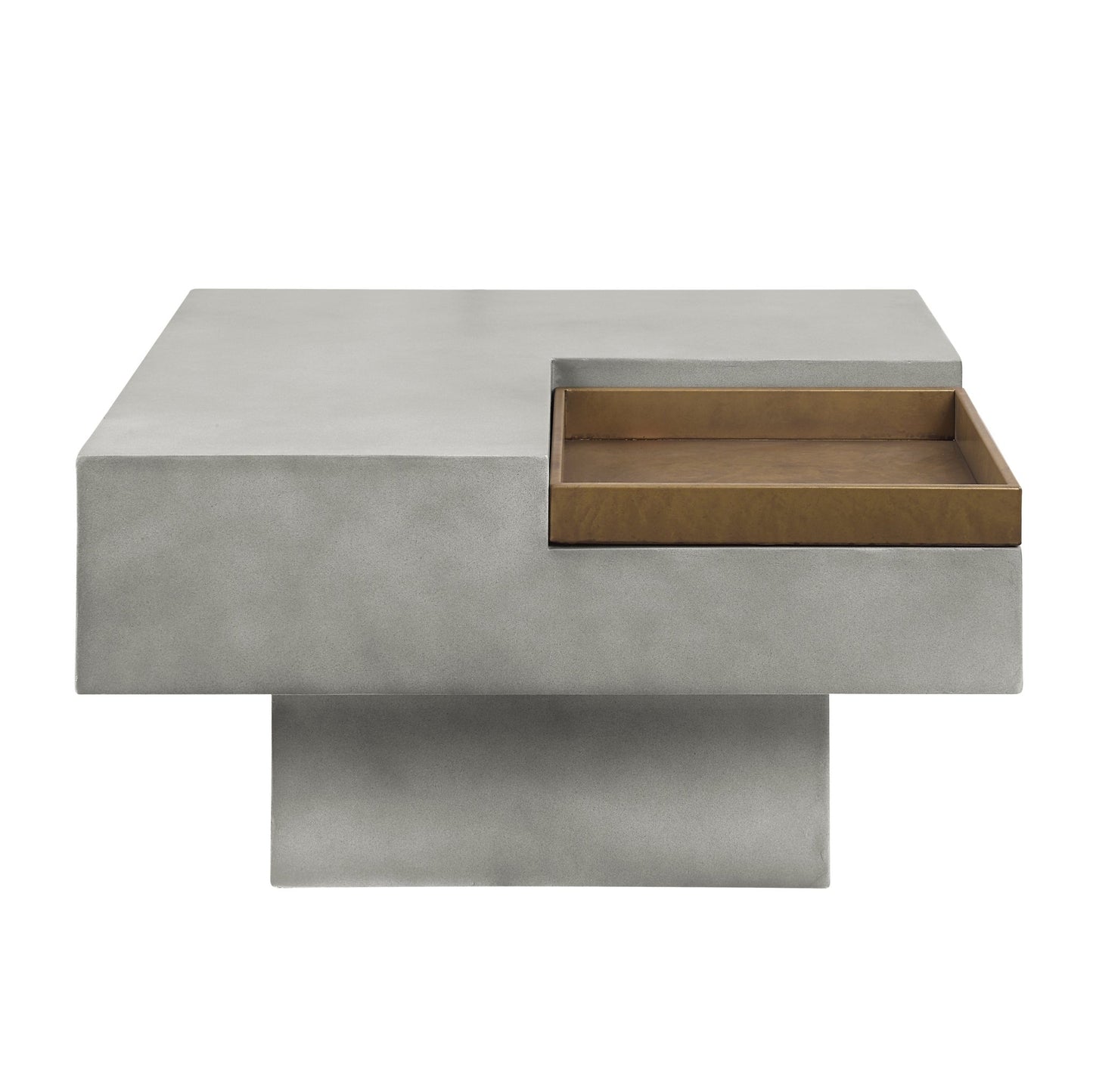 ACME Kailano Coffee Table, Weathered Gray Finish LV01928 - Groovy Boardz