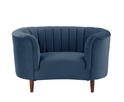 ACME Millephri Chair in Blue Velvet LV00171 - Groovy Boardz