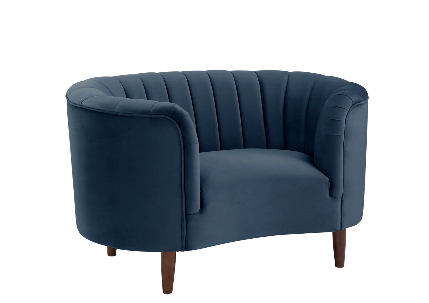 ACME Millephri Chair in Blue Velvet LV00171 - Groovy Boardz