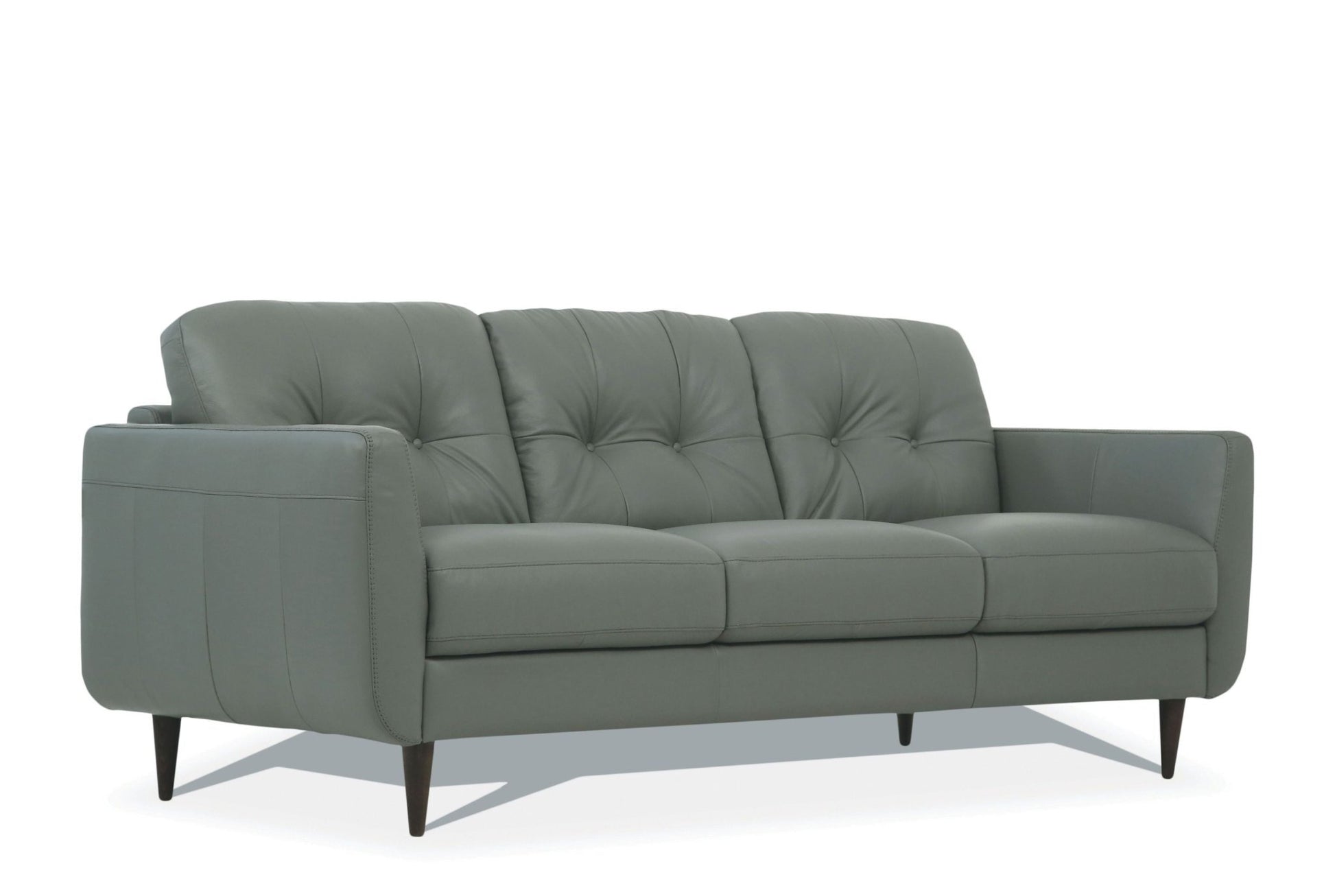 ACME Radwan Sofa, Pesto Green Leather 54960 - Groovy Boardz