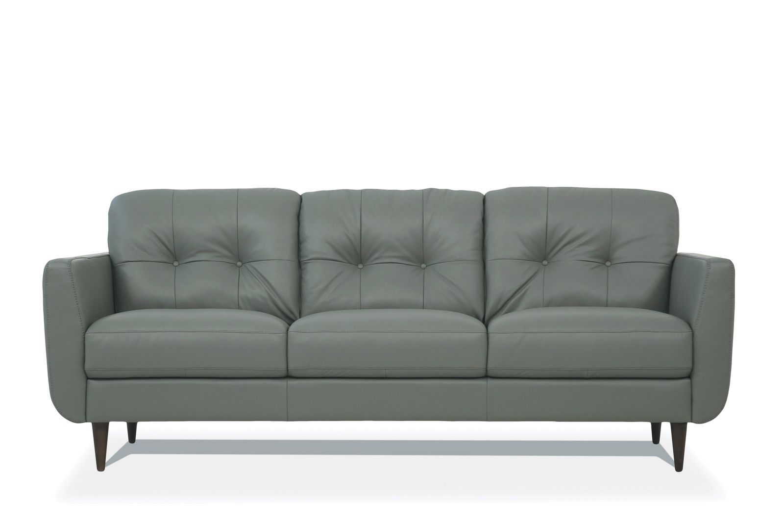 ACME Radwan Sofa, Pesto Green Leather 54960 - Groovy Boardz