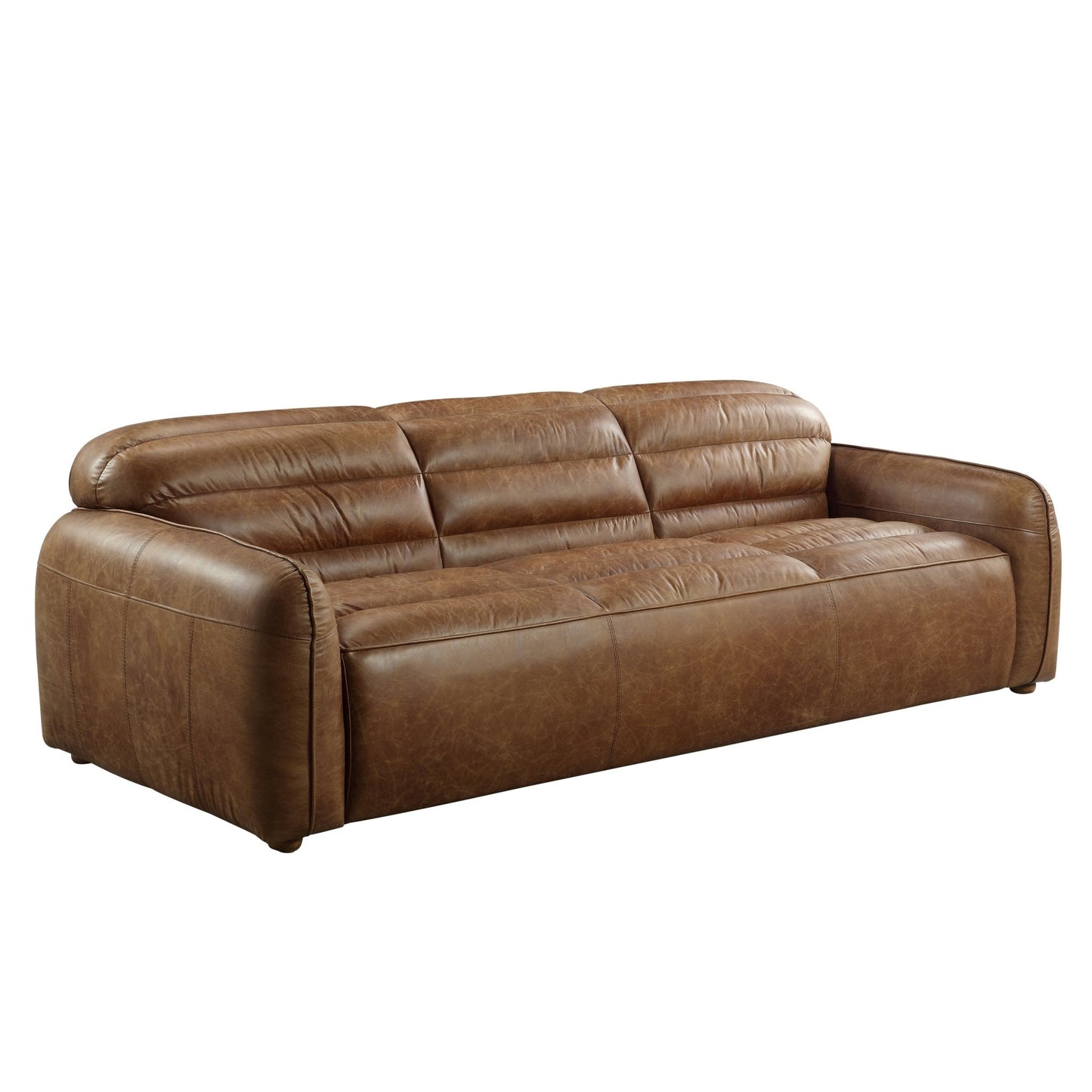 ACME Rafer Sofa, Cocoa Top Grain Leather LV01020 - Groovy Boardz