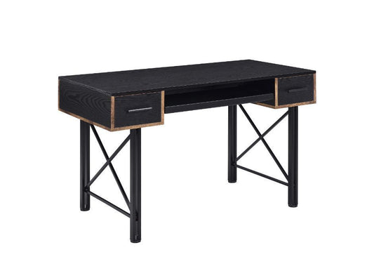 ACME Settea Computer Desk, Black Finish 92799 - Groovy Boardz