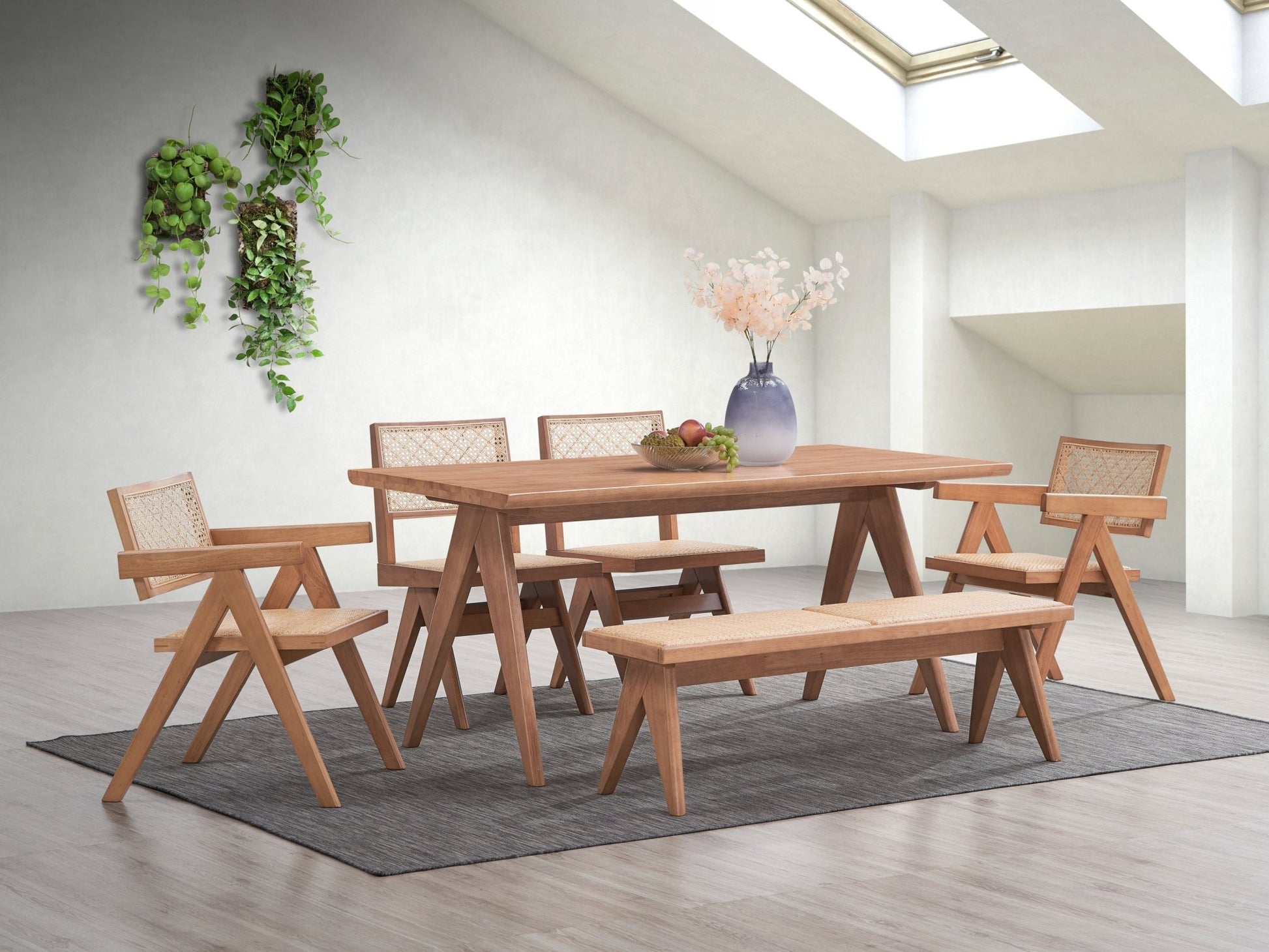 ACME Velentina Dining Table, Natural Finish DN02371 - Groovy Boardz