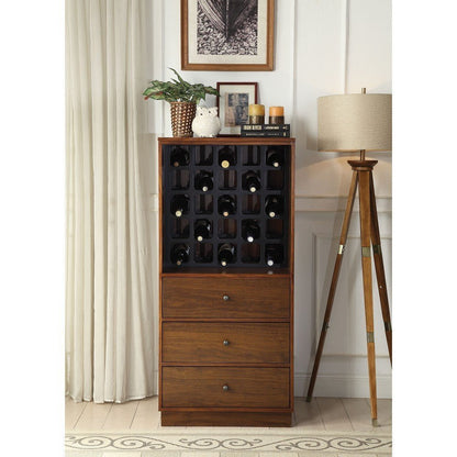 ACME Wiesta Wine Cabinet in Walnut 97542 - Groovy Boardz