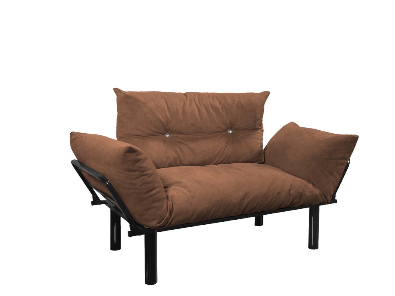 Ada Love seat, Brown - Groovy Boardz