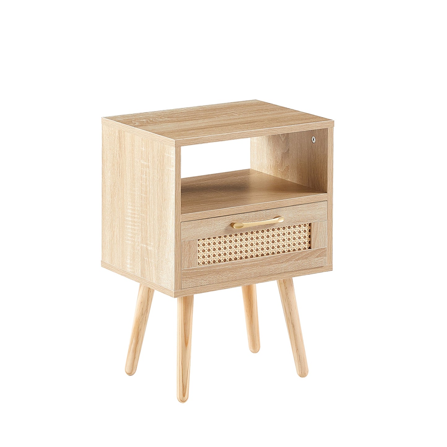 Modern Rattan End Table