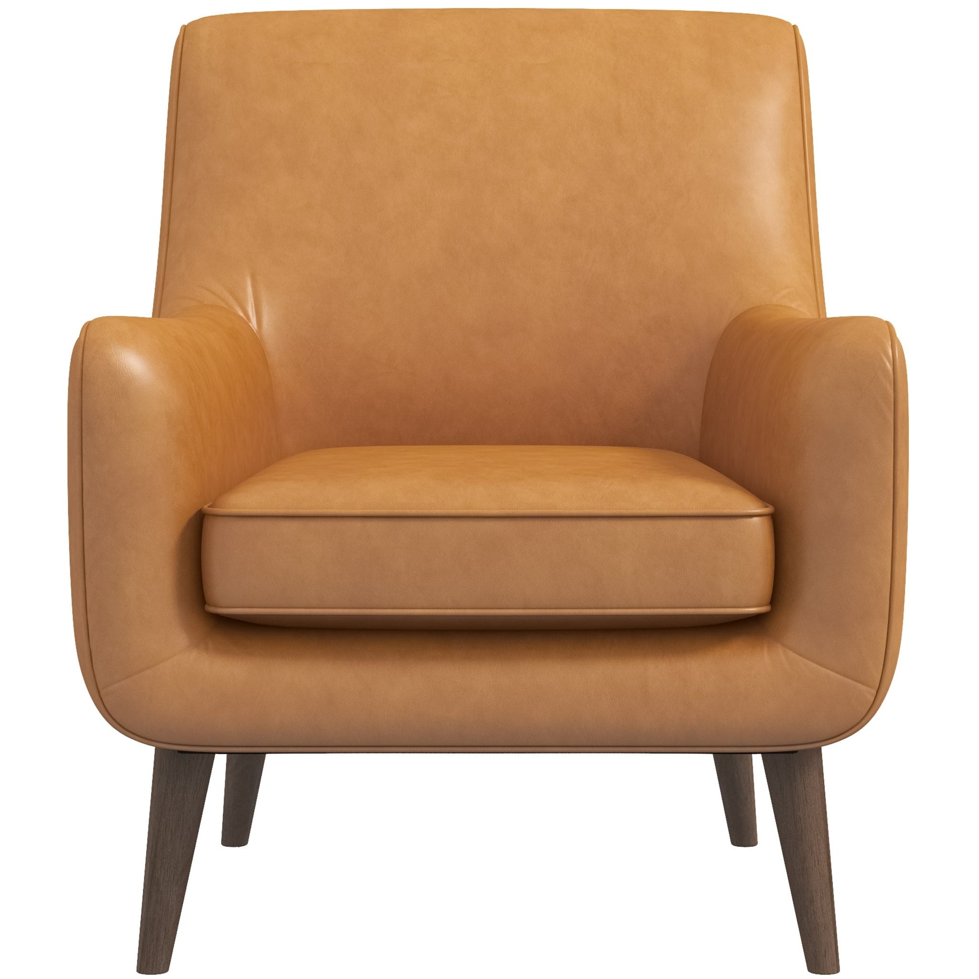 Alex Tan Leather Lounge Chair - Groovy Boardz