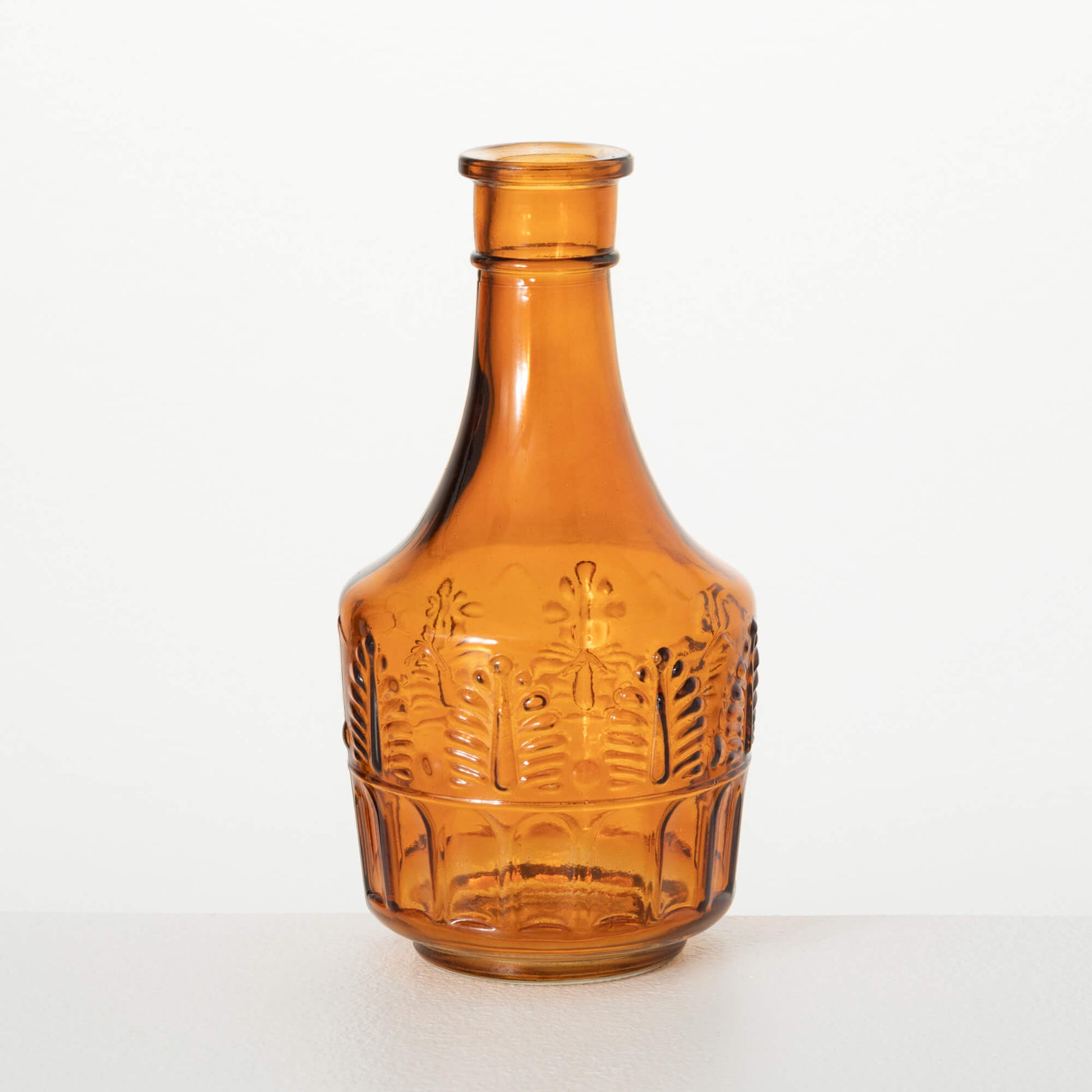 Amber Glass Harvest Vase - Groovy Boardz