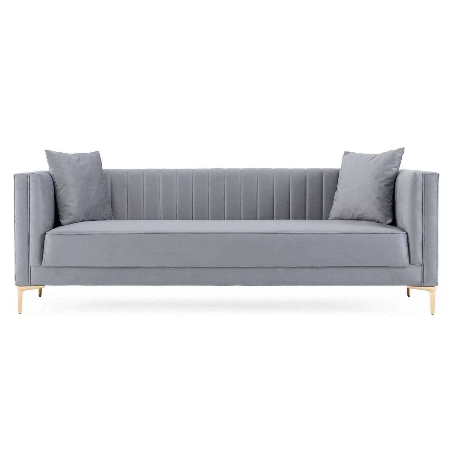 Angelina Channel Tufted Sofa - Groovy Boardz