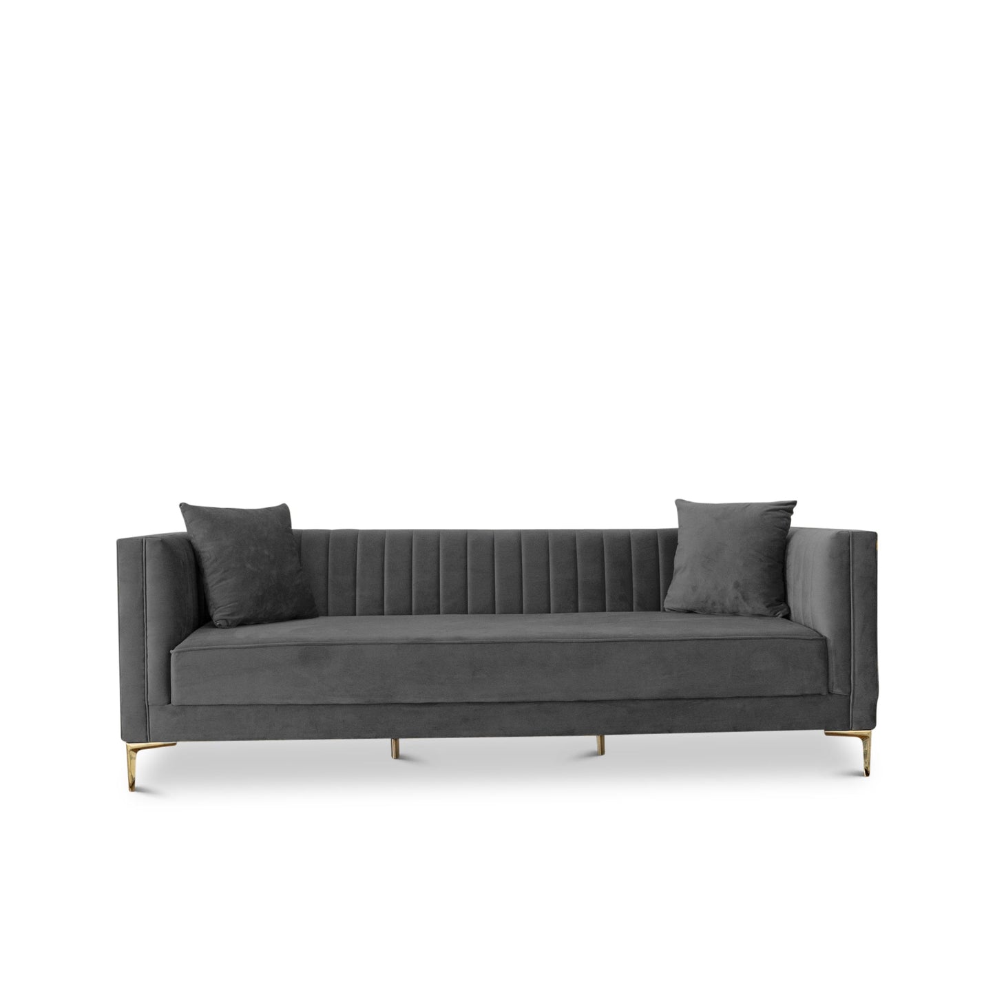 Angelina Channel Tufted Sofa - Groovy Boardz