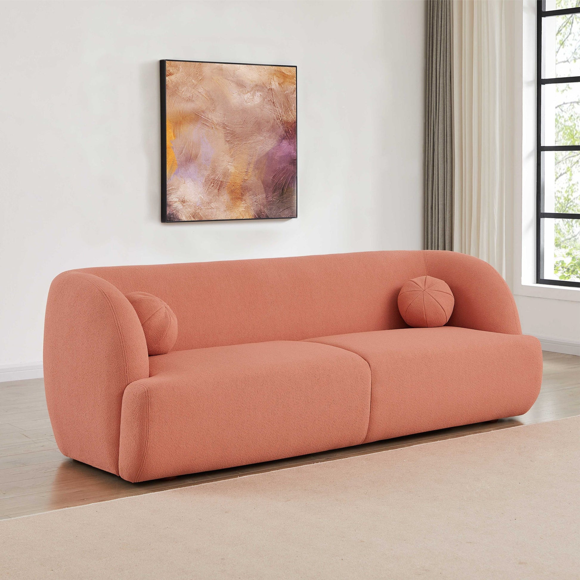 Anna French Boucle Sofa - Groovy Boardz