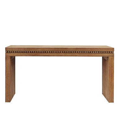 Concepts Natural Wood Beaded Console Table