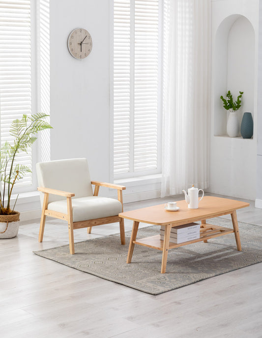 Bahamas  Coffee Table and Beige Chair Set