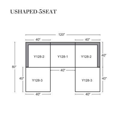 Cloud Modular Sectional Sofa with Storage Ottomans, Down Filled Comfort for Living Room