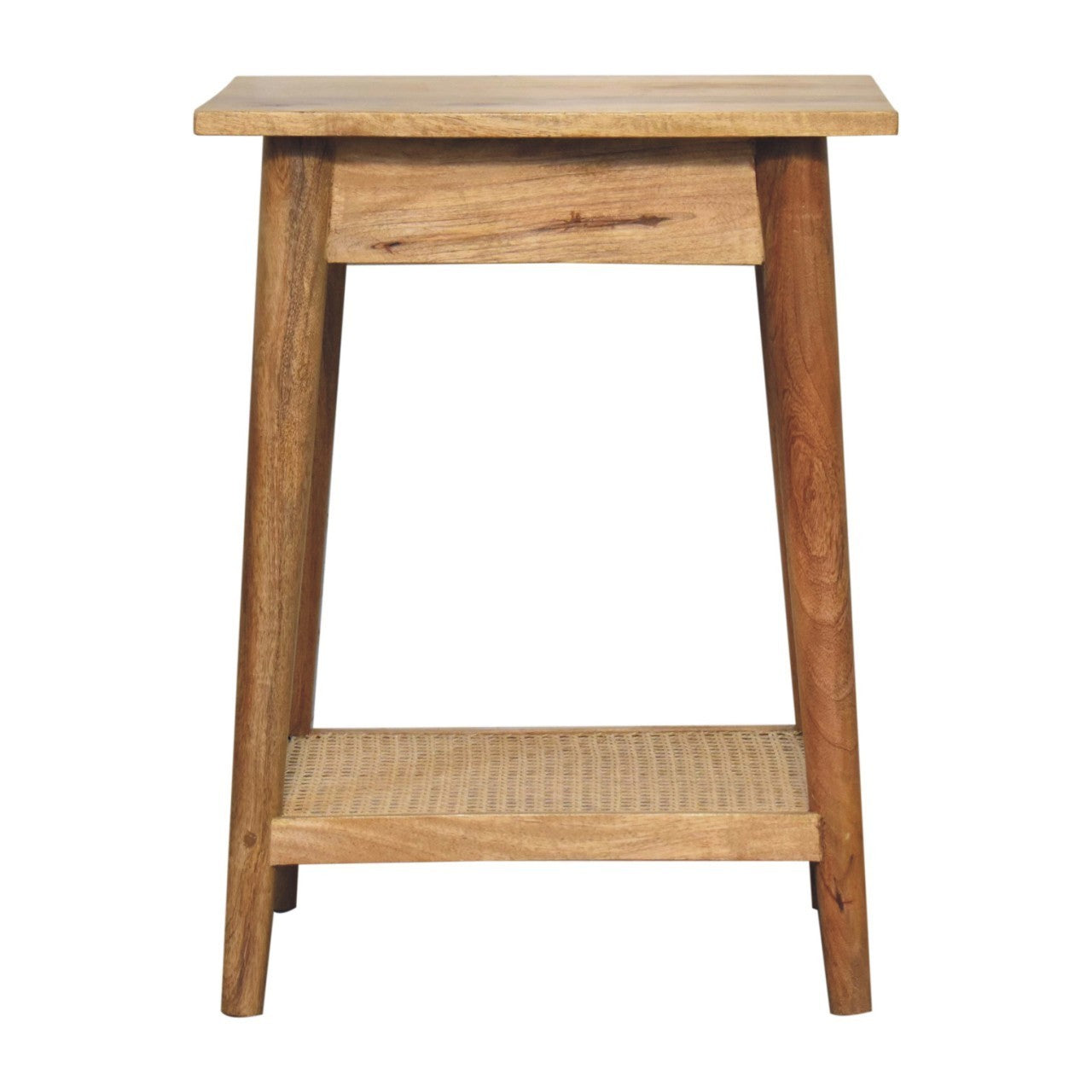 Artisan Furniture Solid Wood Woven Solid Wood End Table