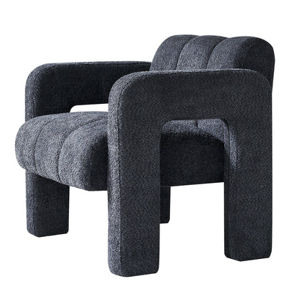 31.10" Wide Boucle Upholstered Accent Chair