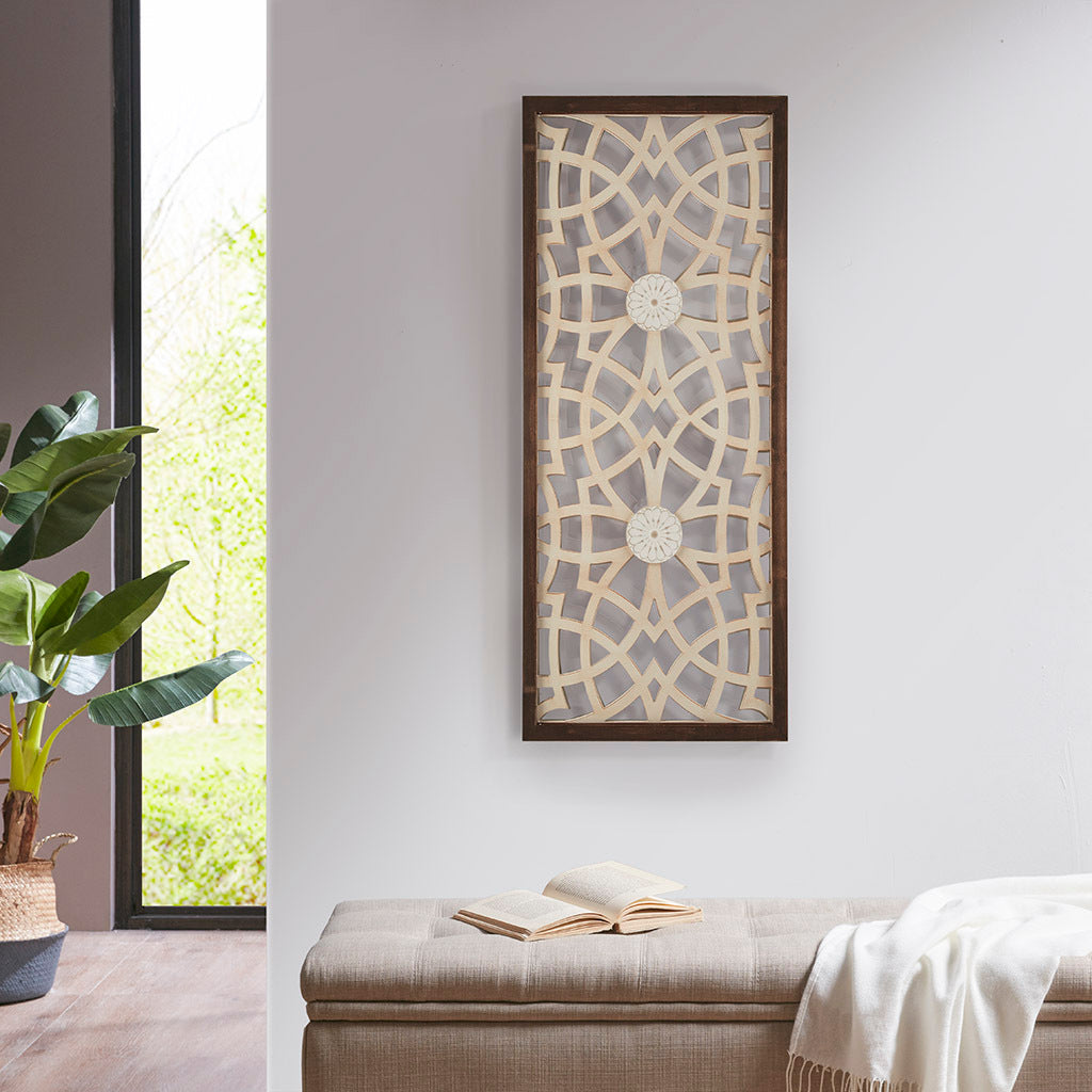 Two-tone Geometric Wall Decor