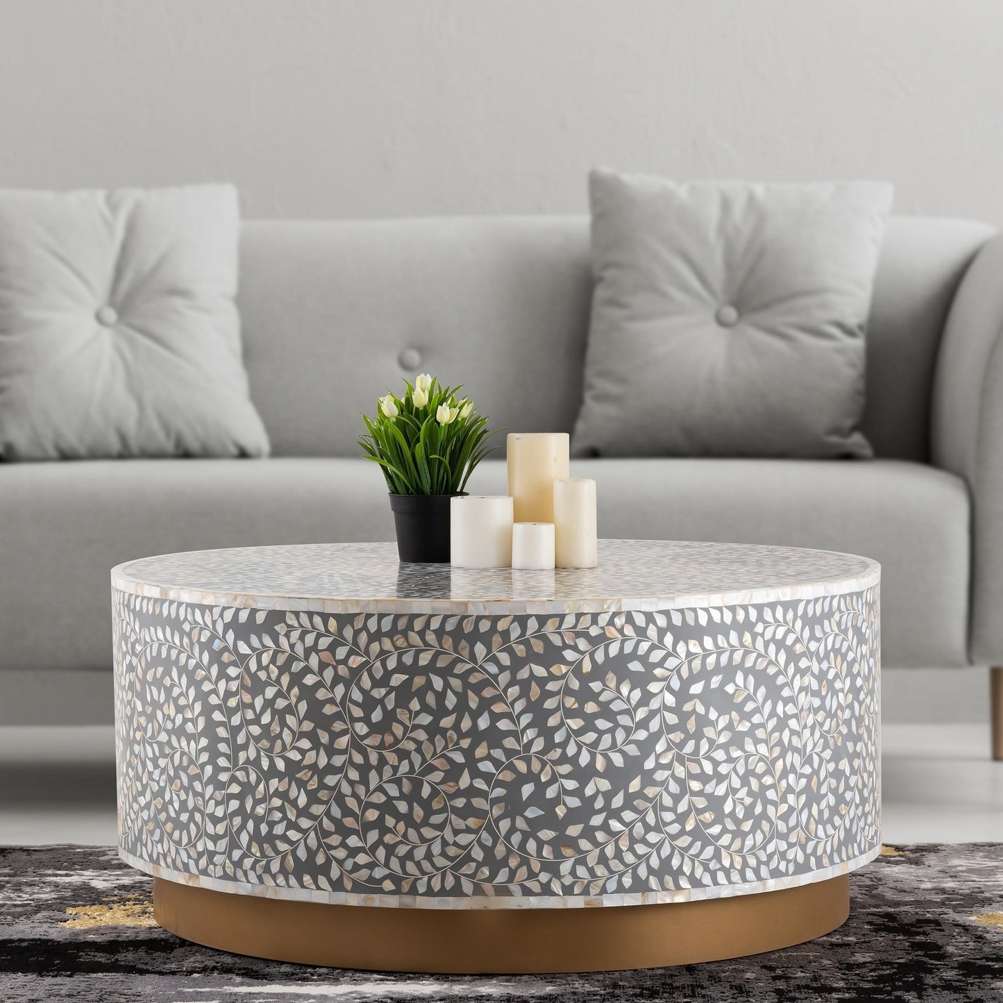 Luxe Coffee Table Gray