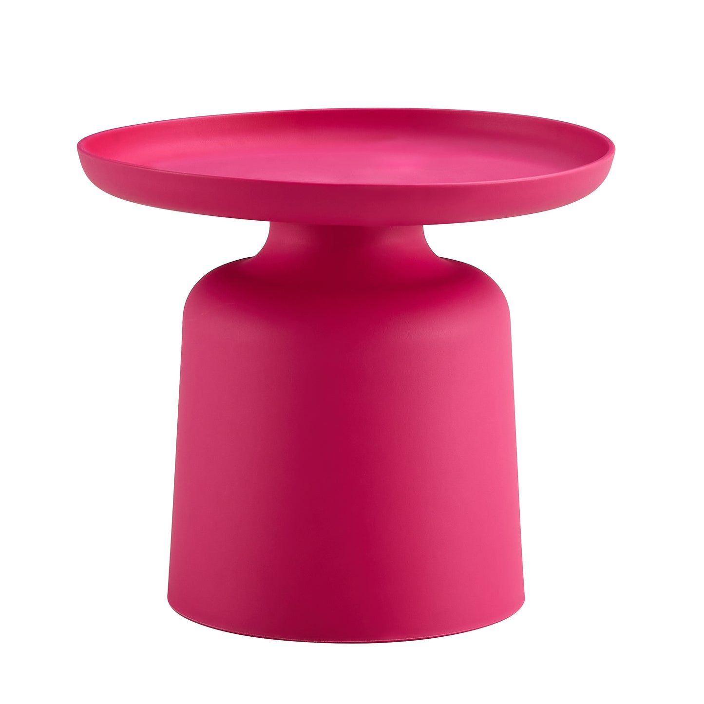 Magenta Fashion Stylish and Versatile Plastic Round Side Table indoor / outdoor use