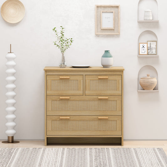 Maggie Rattan Storage Cabinet